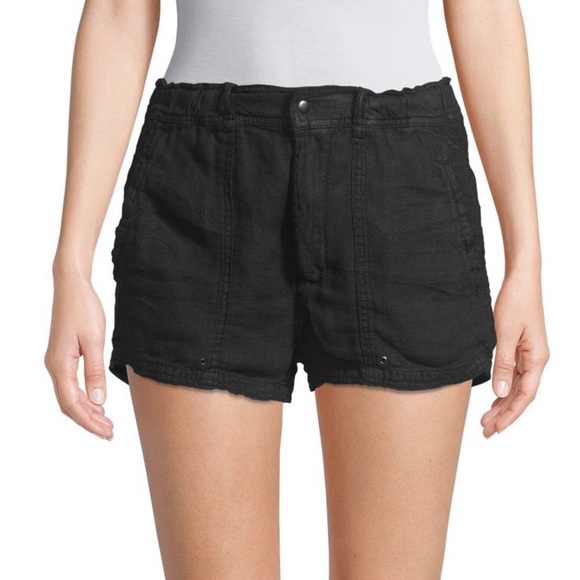 Free People Pants - Free People High Waisted Black Shorts